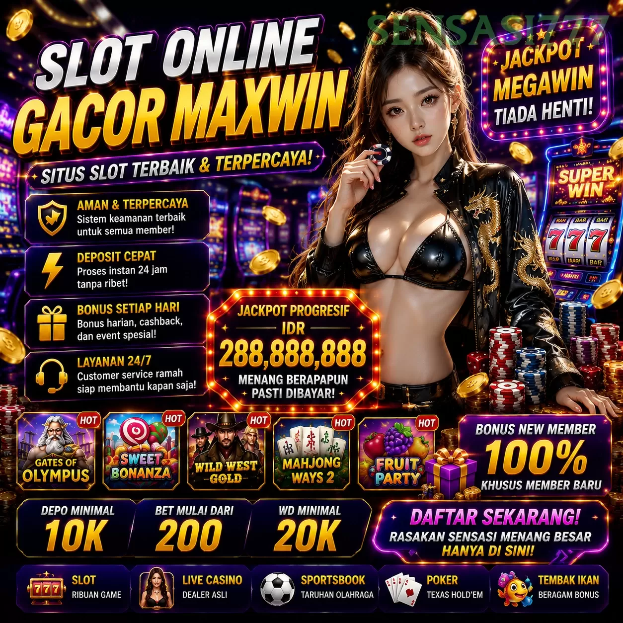Slot Gacor idsensasi777 Setiap Hari